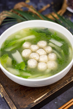 白菜圓子湯