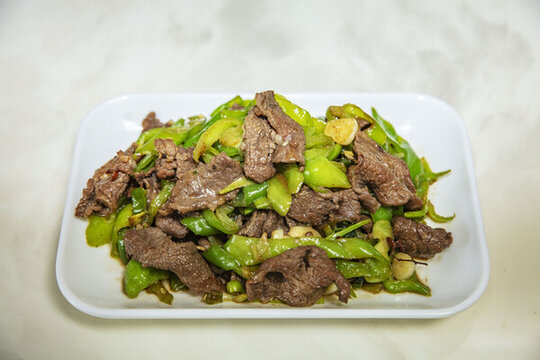 青椒牛肉