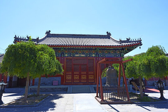 北京白塔寺古建筑