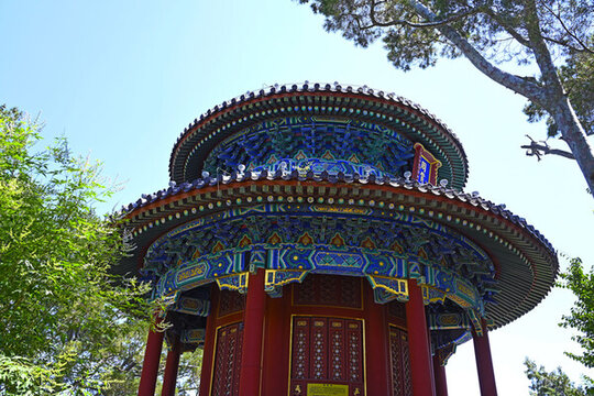 北京景山公園周賞亭