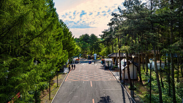 長(zhǎng)春凈月潭公園景區(qū)西門景觀