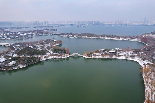 云龍湖雪景