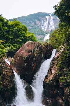 廣州景點(diǎn)白水寨瀑布溪流山澗