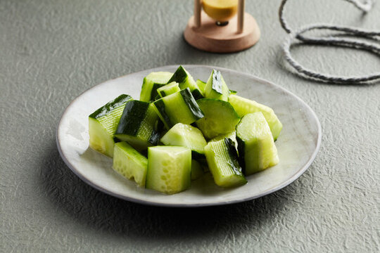 輕食黃瓜粒