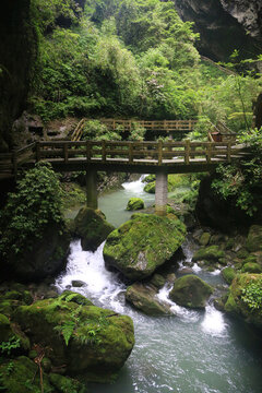 武隆天坑地縫風(fēng)光