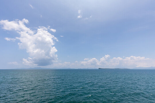 深圳東部大鵬灣午后海景風(fēng)光