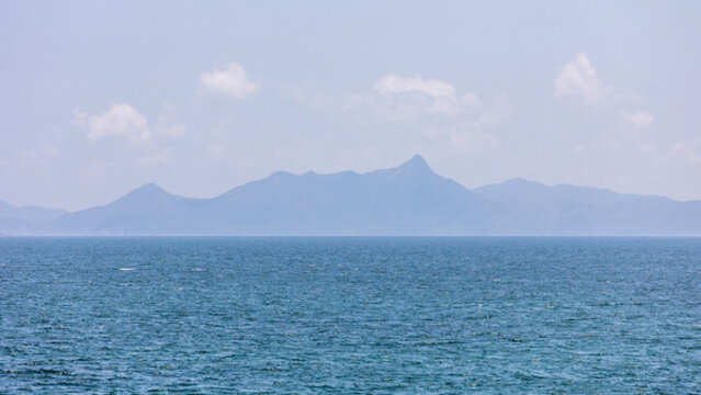 深圳東部大鵬灣午后海景風(fēng)光