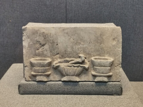 金代食具雕磚