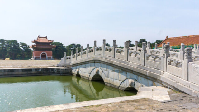 裕陵乾隆陵寢金水橋