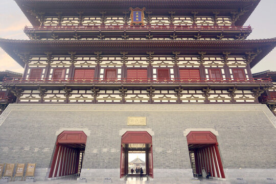 隋唐宮城應(yīng)天門城樓紫微觀