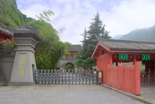 陜西漢中市石門棧道風景區(qū)大門