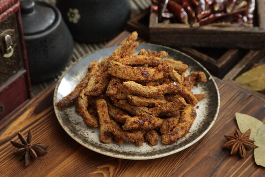 麻辣牛肉干