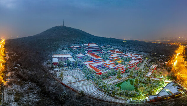 合肥開福寺雪景