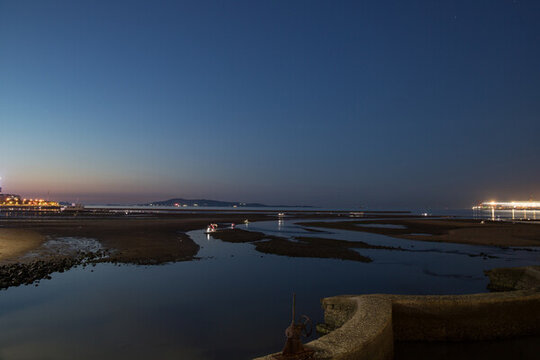 海濱夜景