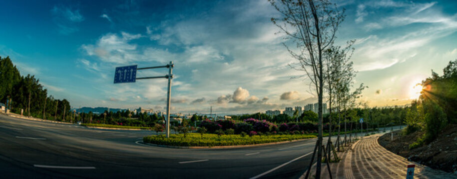 城市公路路口