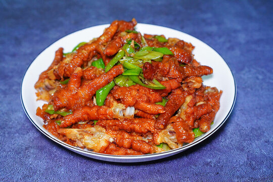 青椒炒鳳爪