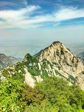 華山北峰全景