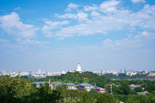 北京北海公園白塔