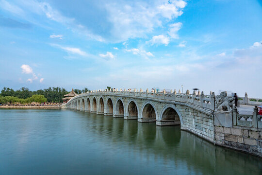 北京頤和園十七孔橋