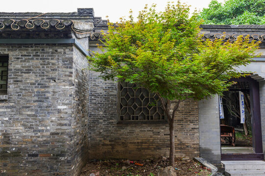 古建筑復(fù)古門樓入口