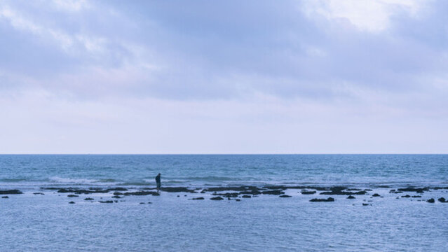 藍(lán)色的大海