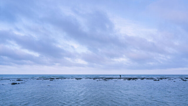 藍(lán)色的大海