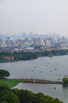 西湖斷橋景觀