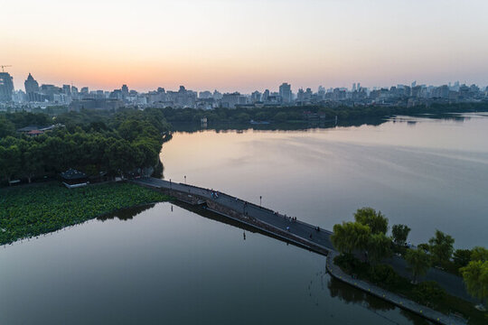 西湖斷橋景觀