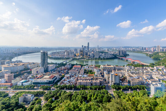 柳州市區(qū)全景圖