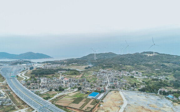 福建平潭縣蘇平鎮(zhèn)航拍