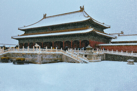 故宮雪景