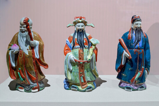 福祿壽瓷塑