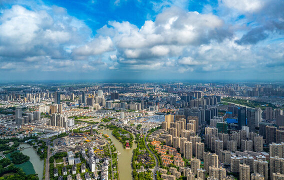 運(yùn)河之都江蘇淮安城市風(fēng)光