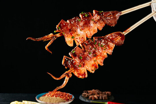 烤魷魚串