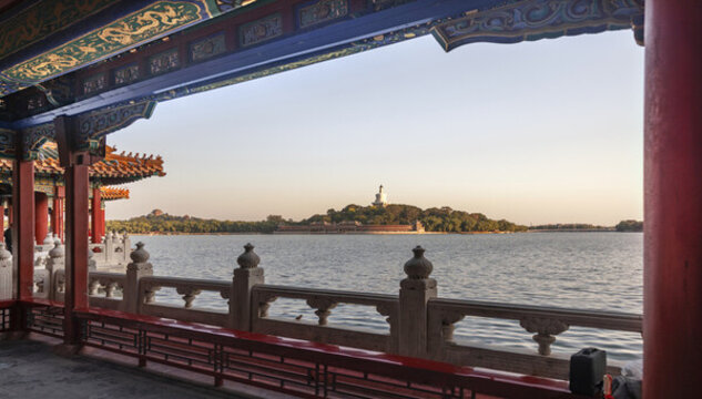北京北海公園北塔