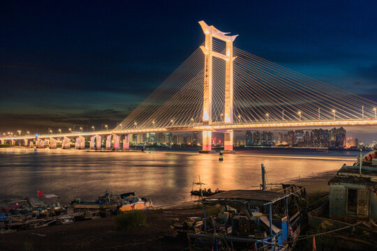 泉州晉江大橋夜景