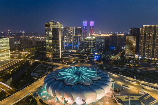奧體中心城夜景
