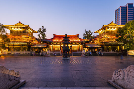 香積寺夜景