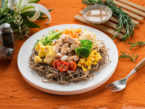雞胸蕎麥面