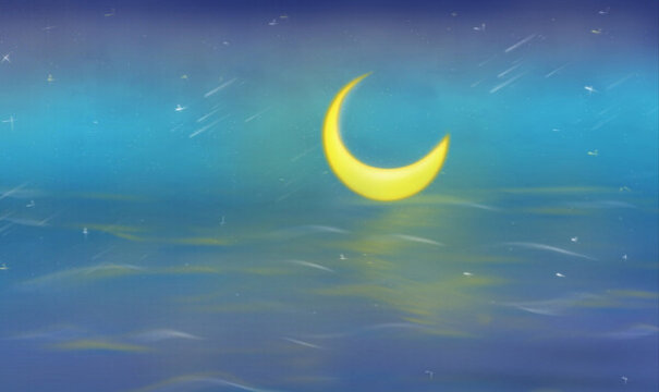 深夜海面