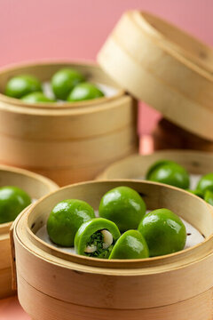 芥菜蝦仁青團(tuán)子