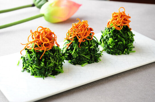 蟲草花拌野菜
