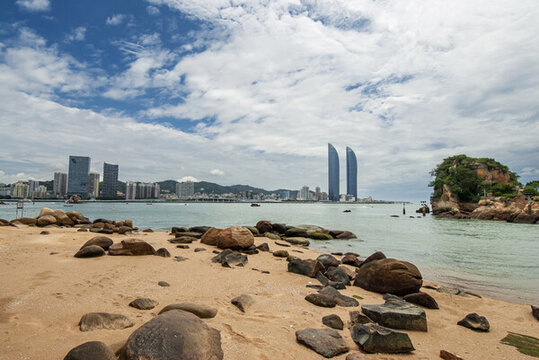 福建省廈門(mén)市鼓浪嶼海島自然風(fēng)光