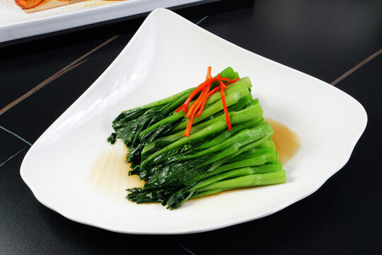 白灼油菜心