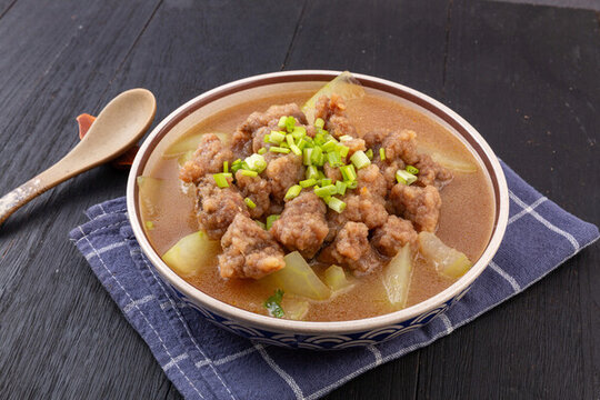 驢肉丸子燉冬瓜
