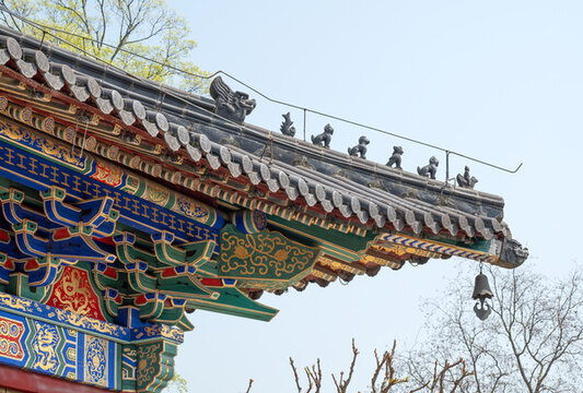古建筑屋脊吉獸