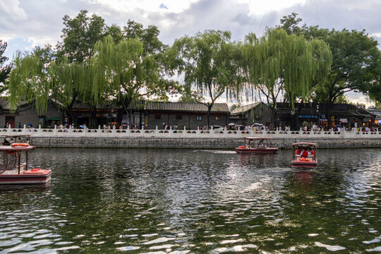 北京后海什剎海公園船