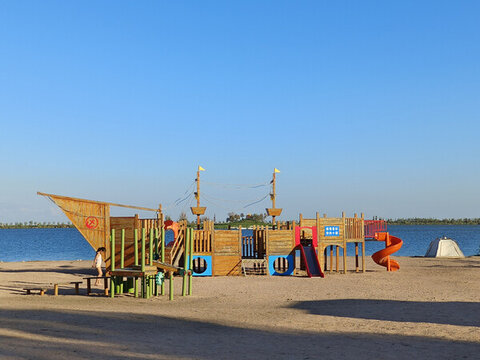 包頭市南海公園景色