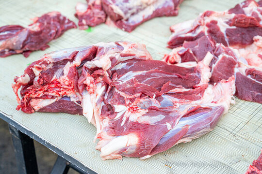 新鮮的肉