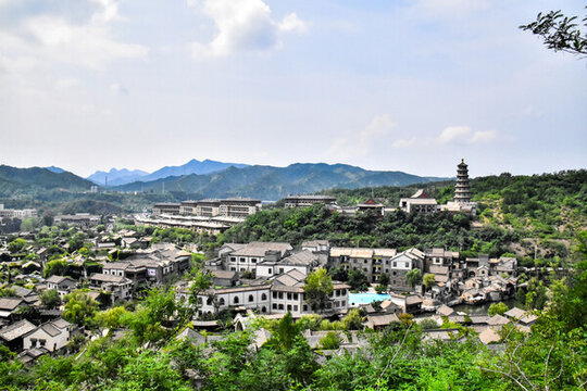 古北水鎮(zhèn)全景